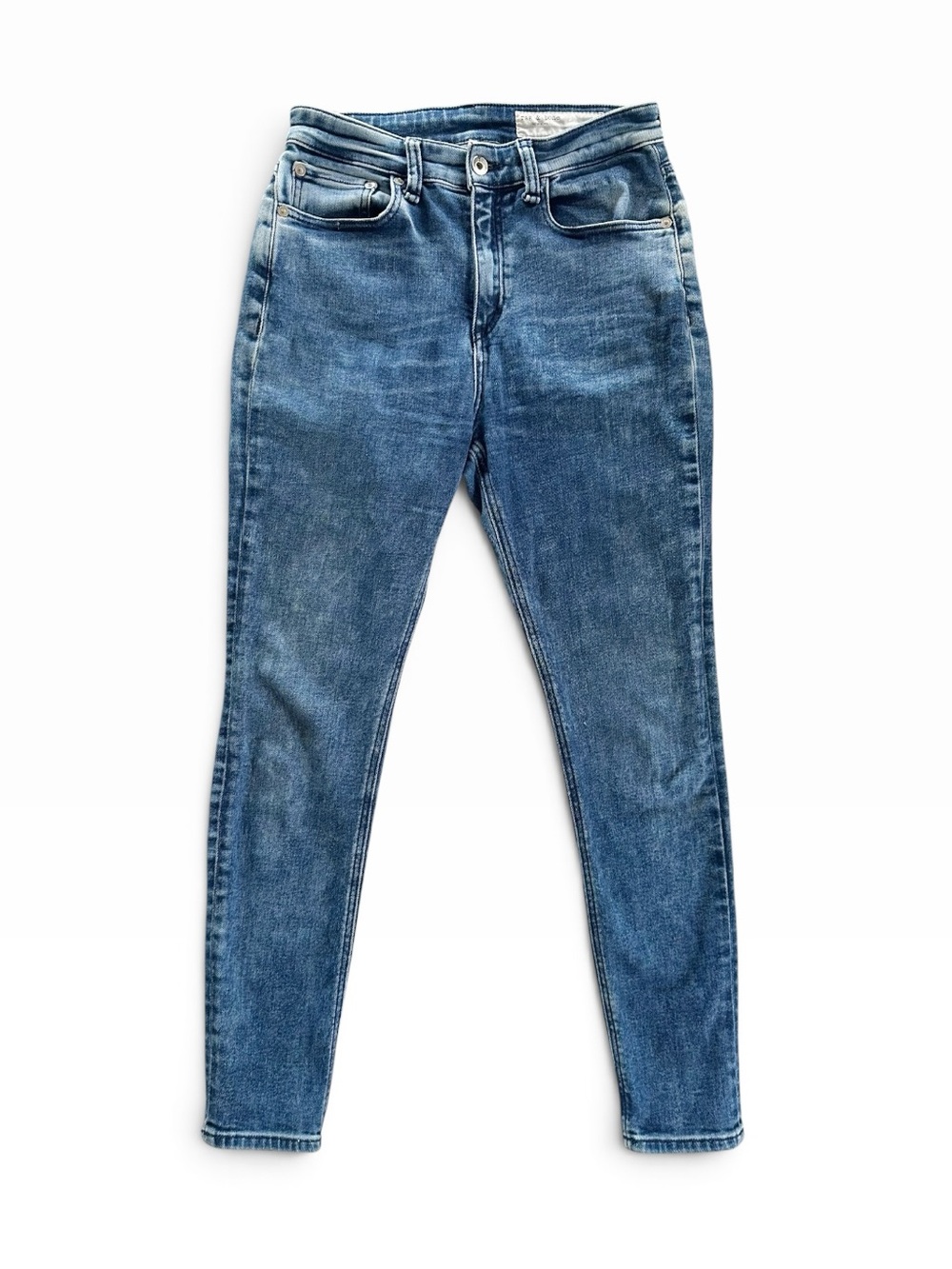 Rag & Bone Nina High-Rise Ankle Skinny Jeans Luka Wash Size 26 EUC